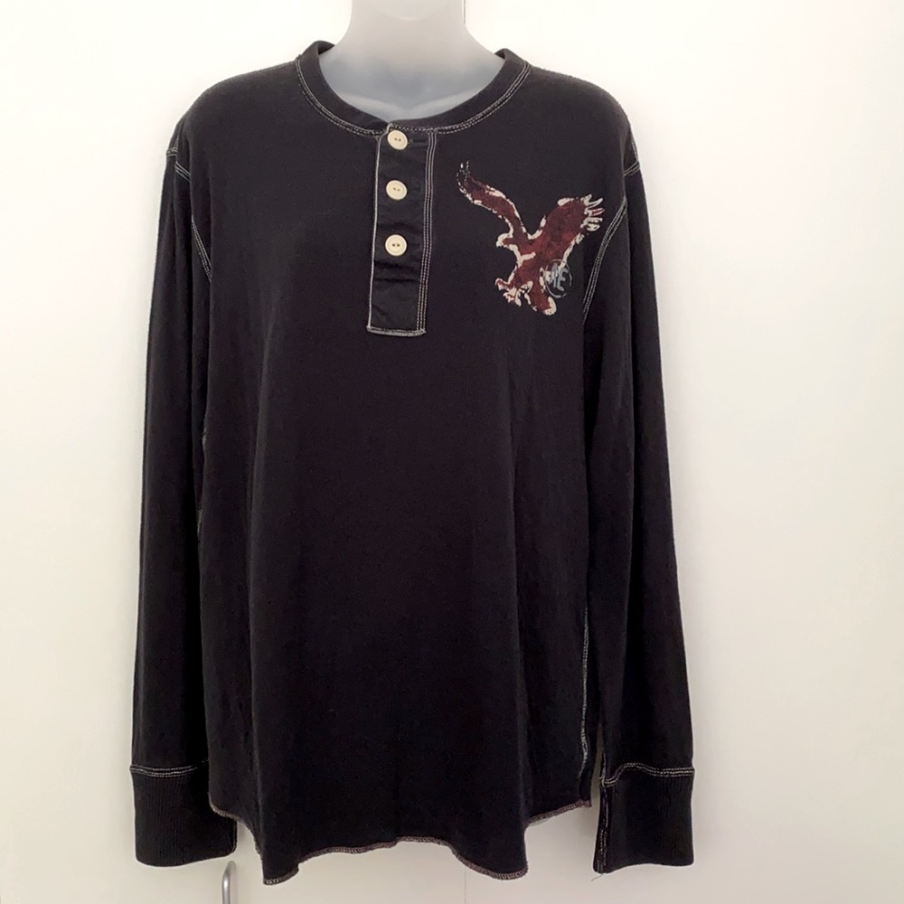 American Eagle Outfitters Top Long Sleeve Thermal T-Shirt XXL